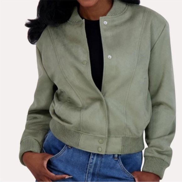Steve Madden Jackets & Blazers - Steve Madden Calista Faux Suede Bomber - L